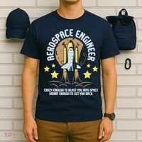Aerospace Engineer Aeronautical Engineering Spacecrafts T-Shirt thumb 6