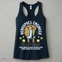 Aerospace Engineer Aeronautical Engineering Spacecrafts Women's Tank Top thumb 3