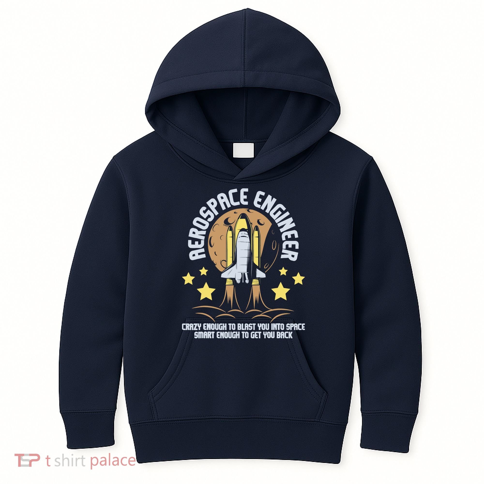 Aerospace Engineer Aeronautical Engineering Spacecrafts Kids Hoodie