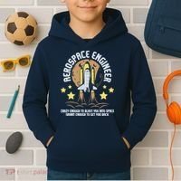 Aerospace Engineer Aeronautical Engineering Spacecrafts Kids Hoodie thumb 2