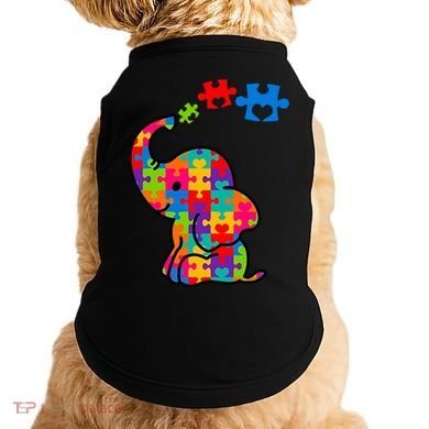 Autism Elephant Doggie Tank