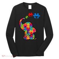 Autism Elephant Long Sleeve Shirt thumb 0