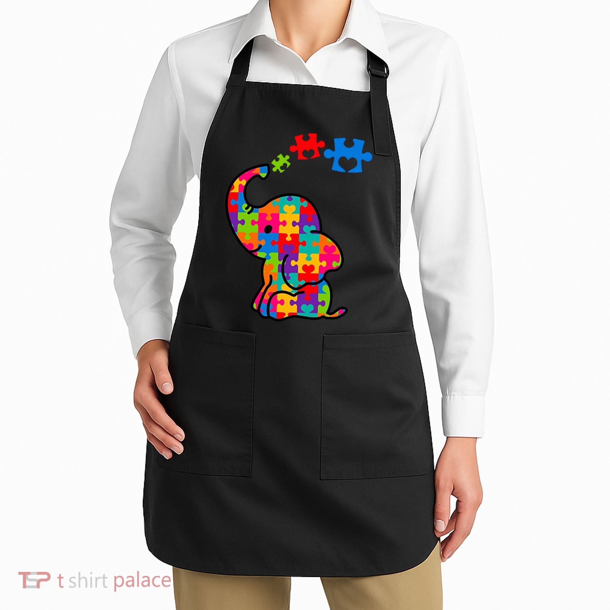 Autism Elephant Apron