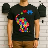 Autism Elephant T-Shirt thumb 6