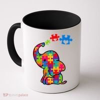 Autism Elephant Coffee Mug thumb 0