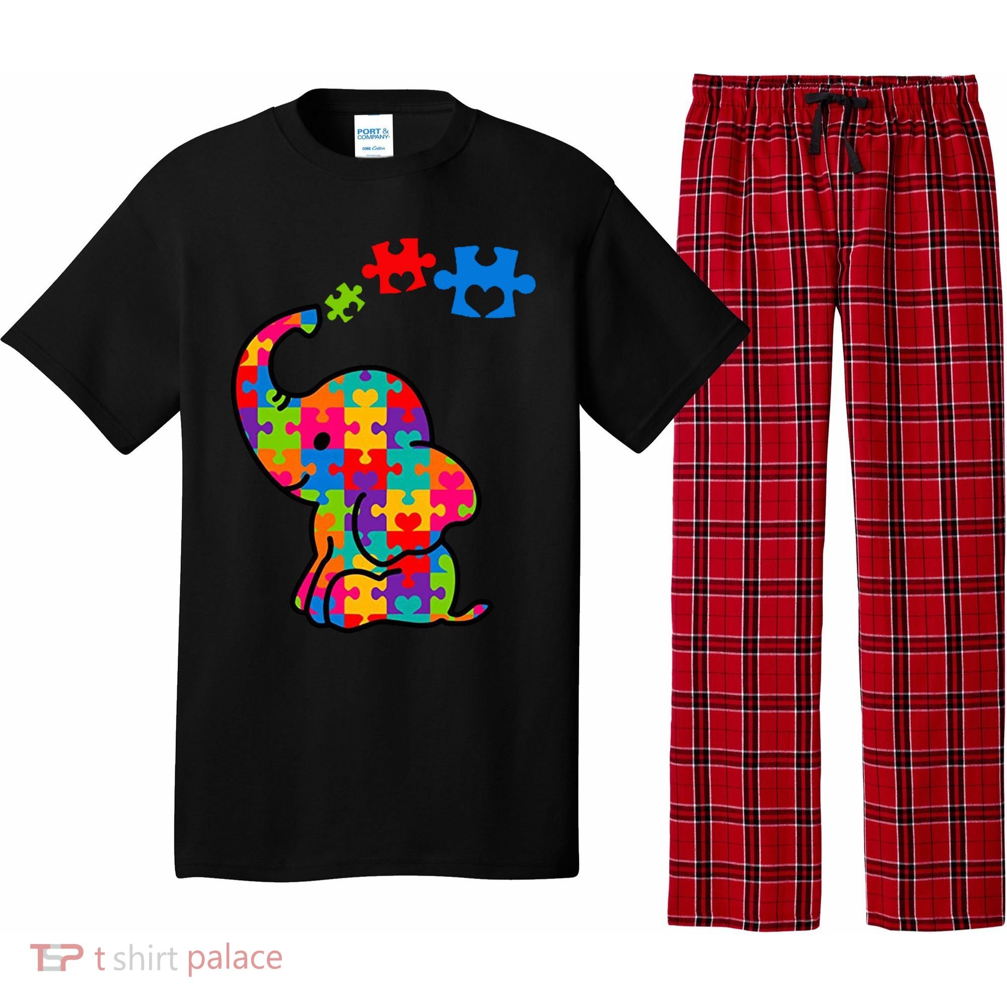 Autism Elephant Pajama Set