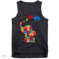 Autism Elephant Tank Top thumb 0