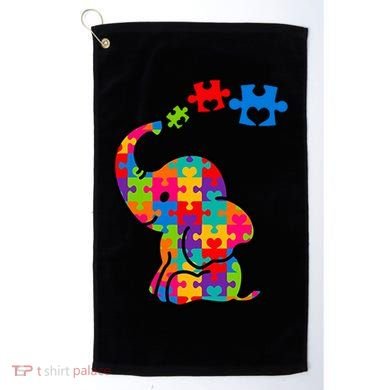 Autism Elephant Golf Towel