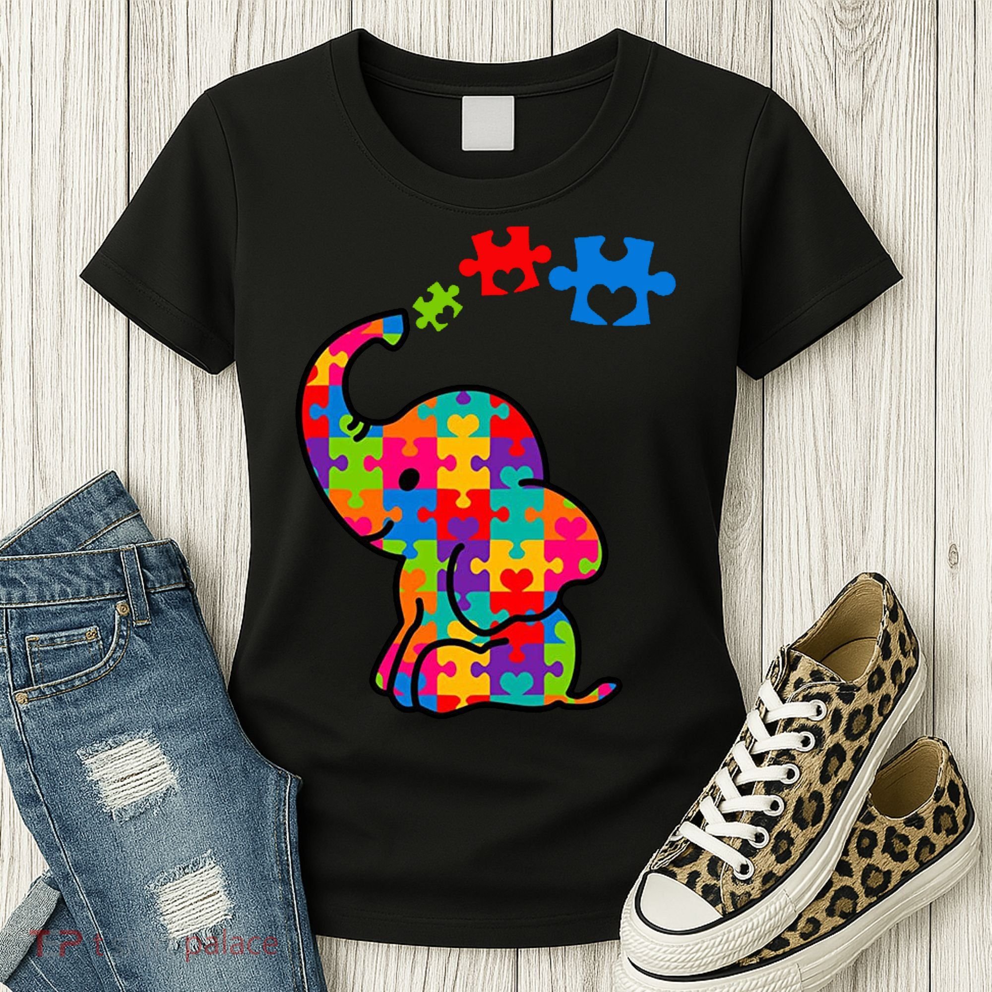 Autism Elephant Women's T-Shirt