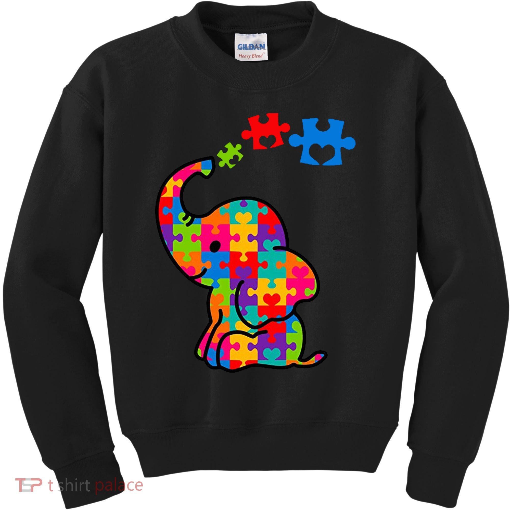 Autism Elephant Kids Sweatshirt