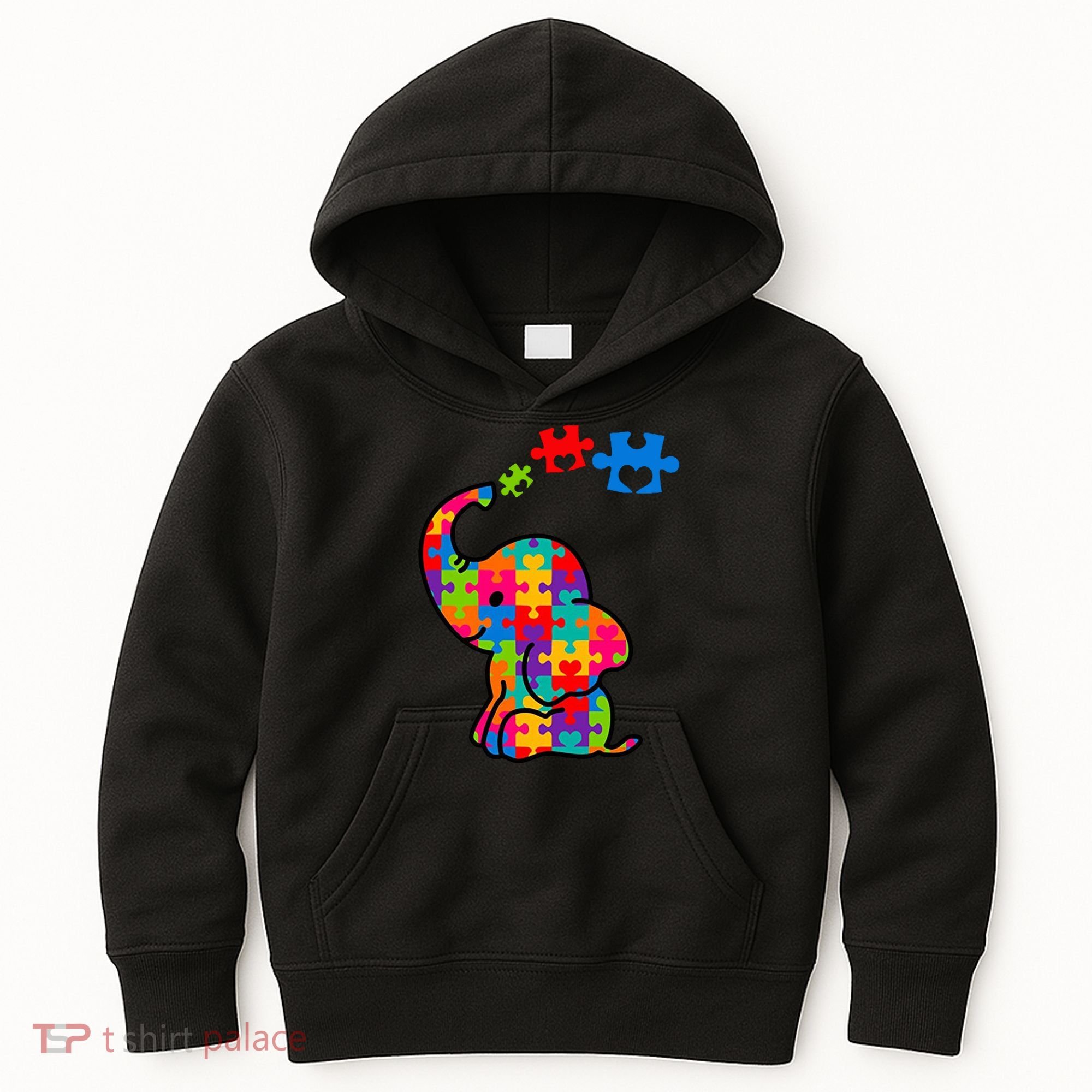 Autism Elephant Kids Hoodie