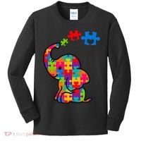 Autism Elephant Kids Long Sleeve Shirt thumb 0