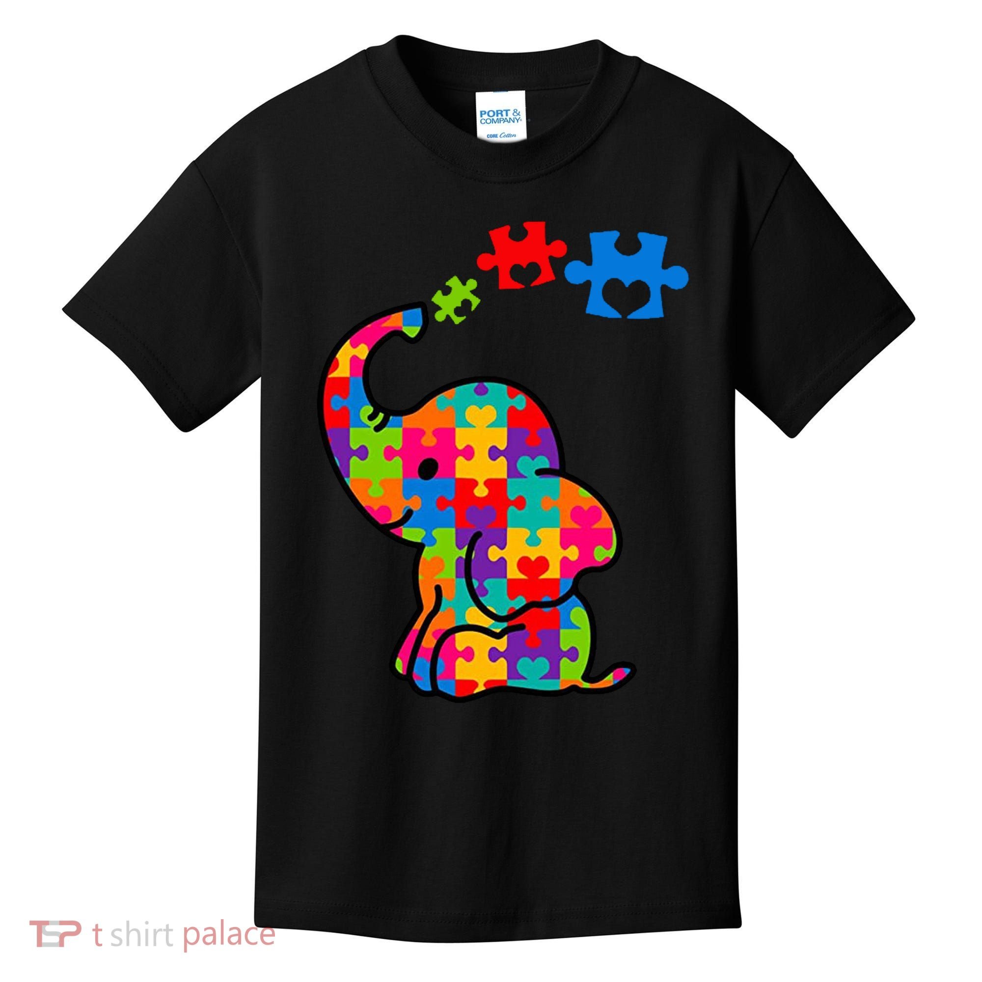 Autism Elephant Kids T-Shirt