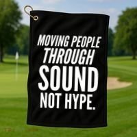 Audio Engineer Golf Towel thumb 1