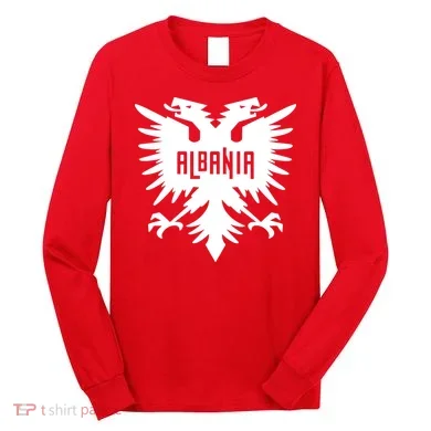 Albanian Eagle Long Sleeve Shirt
