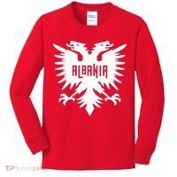 Albanian Eagle Kids Long Sleeve Shirt thumb 0
