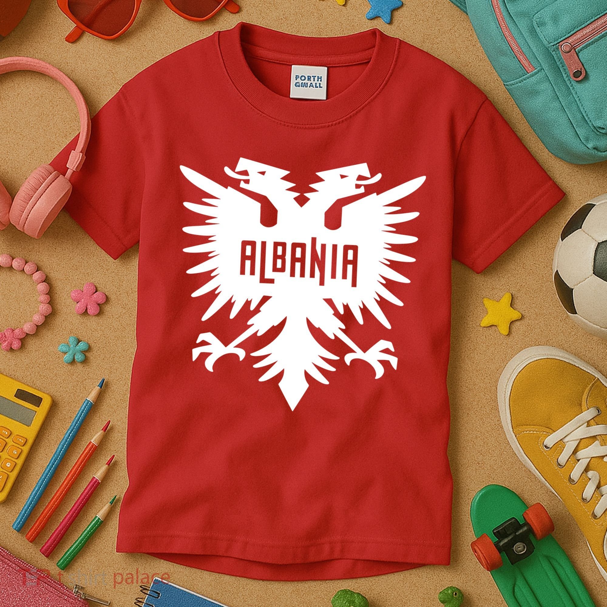 Albanian Eagle Kids T-Shirt