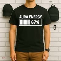 Aura Energy At 67 Funny Six Seven Meme Gen Alpha Slang T-Shirt thumb 6