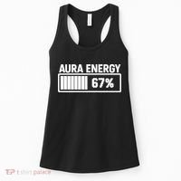 Aura Energy At 67 Funny Six Seven Meme Gen Alpha Slang Women's Tank Top thumb 0