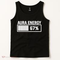 Aura Energy At 67 Funny Six Seven Meme Gen Alpha Slang Tank Top thumb 2