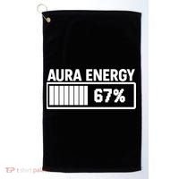 Aura Energy At 67 Funny Six Seven Meme Gen Alpha Slang Golf Towel thumb 0