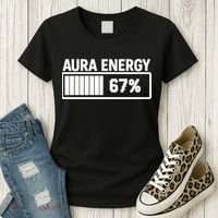 Aura Energy At 67 Funny Six Seven Meme Gen Alpha Slang Women's T-Shirt thumb 3