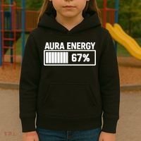 Aura Energy At 67 Funny Six Seven Meme Gen Alpha Slang Kids Hoodie thumb 3
