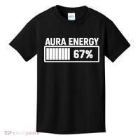 Aura Energy At 67 Funny Six Seven Meme Gen Alpha Slang Kids T-Shirt thumb 0