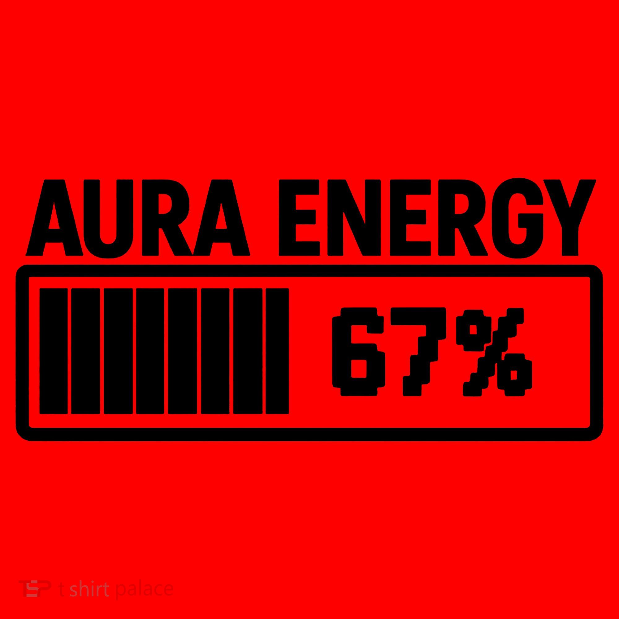 Aura Energy At 67 Funny Six Seven Meme Gen Alpha Slang Santa Hat