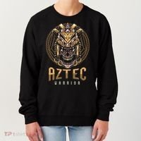 Ancient Ethnic Aztec Warrior Skull People Civilization Gift Women's Sweatshirt thumb 0