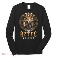 Ancient Ethnic Aztec Warrior Skull People Civilization Gift Long Sleeve Shirt thumb 0