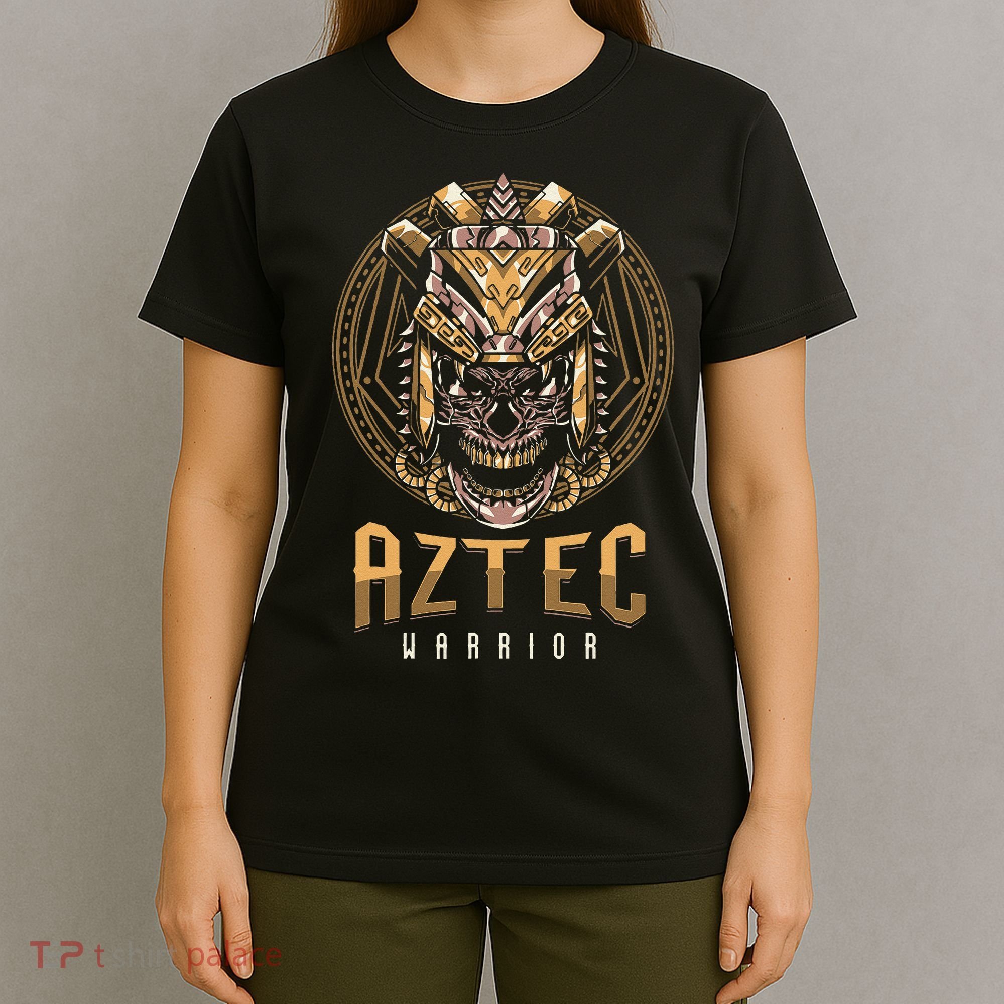 Ancient Ethnic Aztec Warrior Skull People Civilization Gift T-Shirt