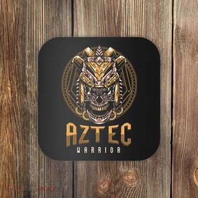 Ancient Ethnic Aztec Warrior Skull People Civilization Gift Coaster