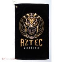 Ancient Ethnic Aztec Warrior Skull People Civilization Gift Golf Towel thumb 0