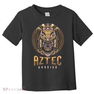 Ancient Ethnic Aztec Warrior Skull People Civilization Gift Toddler T-Shirt