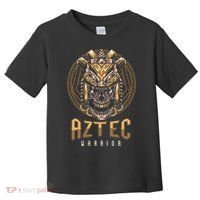 Ancient Ethnic Aztec Warrior Skull People Civilization Gift Toddler T-Shirt thumb 0