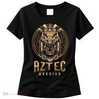 Ancient Ethnic Aztec Warrior Skull People Civilization Gift Women's T-Shirt thumb 0