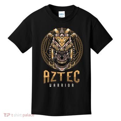 Ancient Ethnic Aztec Warrior Skull People Civilization Gift Kids T-Shirt