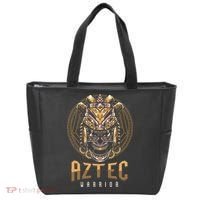 Ancient Ethnic Aztec Warrior Skull People Civilization Gift Tote Bag thumb 0