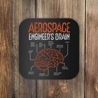 Aerospace Engineering Brain For Aerospace Engineer Coaster thumb 0