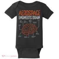Aerospace Engineering Brain For Aerospace Engineer Baby Bodysuit thumb 0