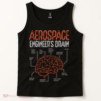 Aerospace Engineering Brain For Aerospace Engineer Tank Top thumb 2