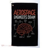 Aerospace Engineering Brain For Aerospace Engineer Golf Towel thumb 0