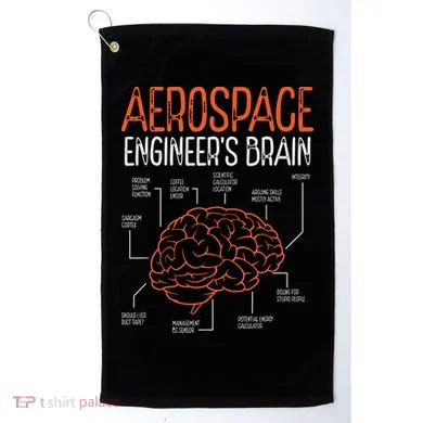 Aerospace Engineering Brain For Aerospace Engineer Golf Towel