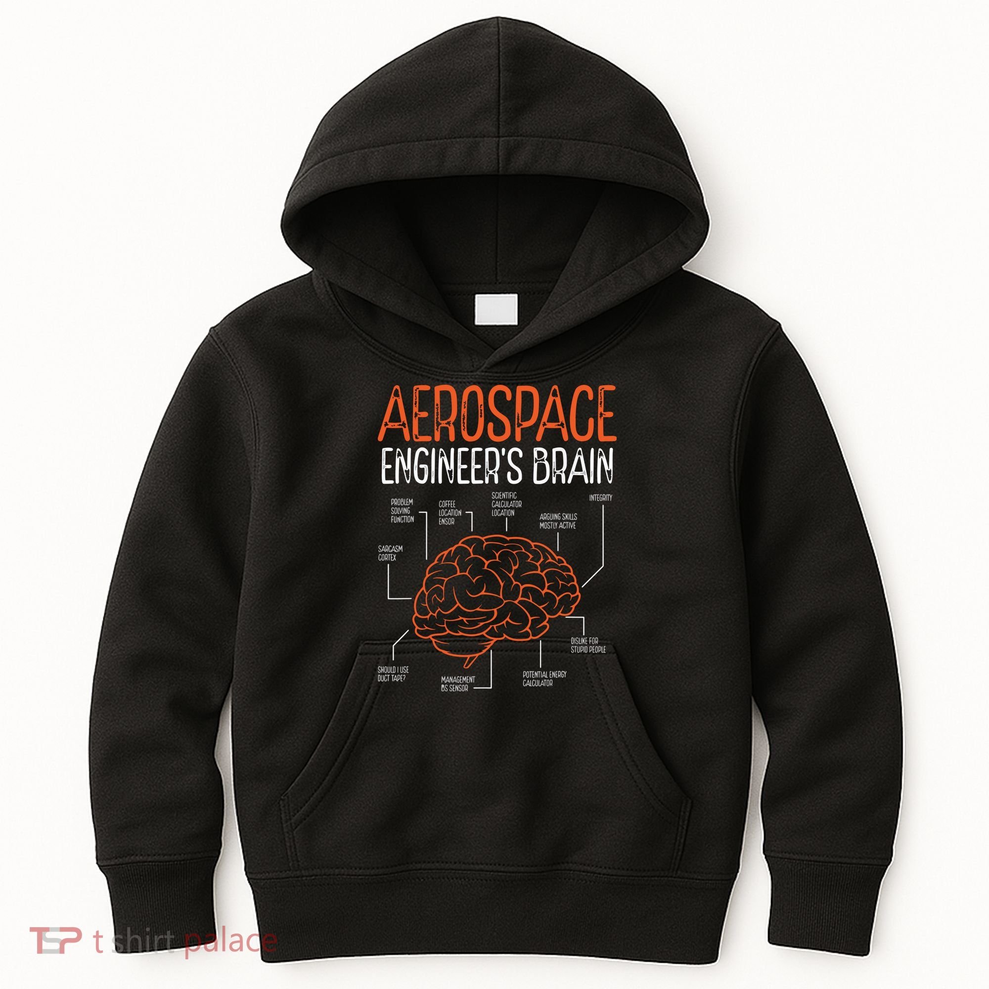 Aerospace Engineering Brain For Aerospace Engineer Kids Hoodie
