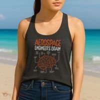 Aerospace Engineering Brain For Aerospace Engineer Women's Tank Top thumb 2