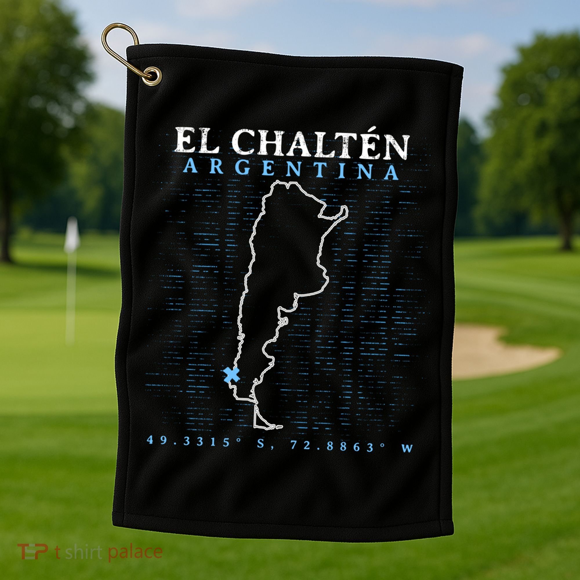 Argentina El Chaltén Gift Golf Towel