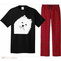 American Eskimo Dog Peeking From Side Cute American Eskimo Pajama Set thumb 0