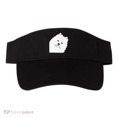 American Eskimo Dog Peeking From Side Cute American Eskimo Visor