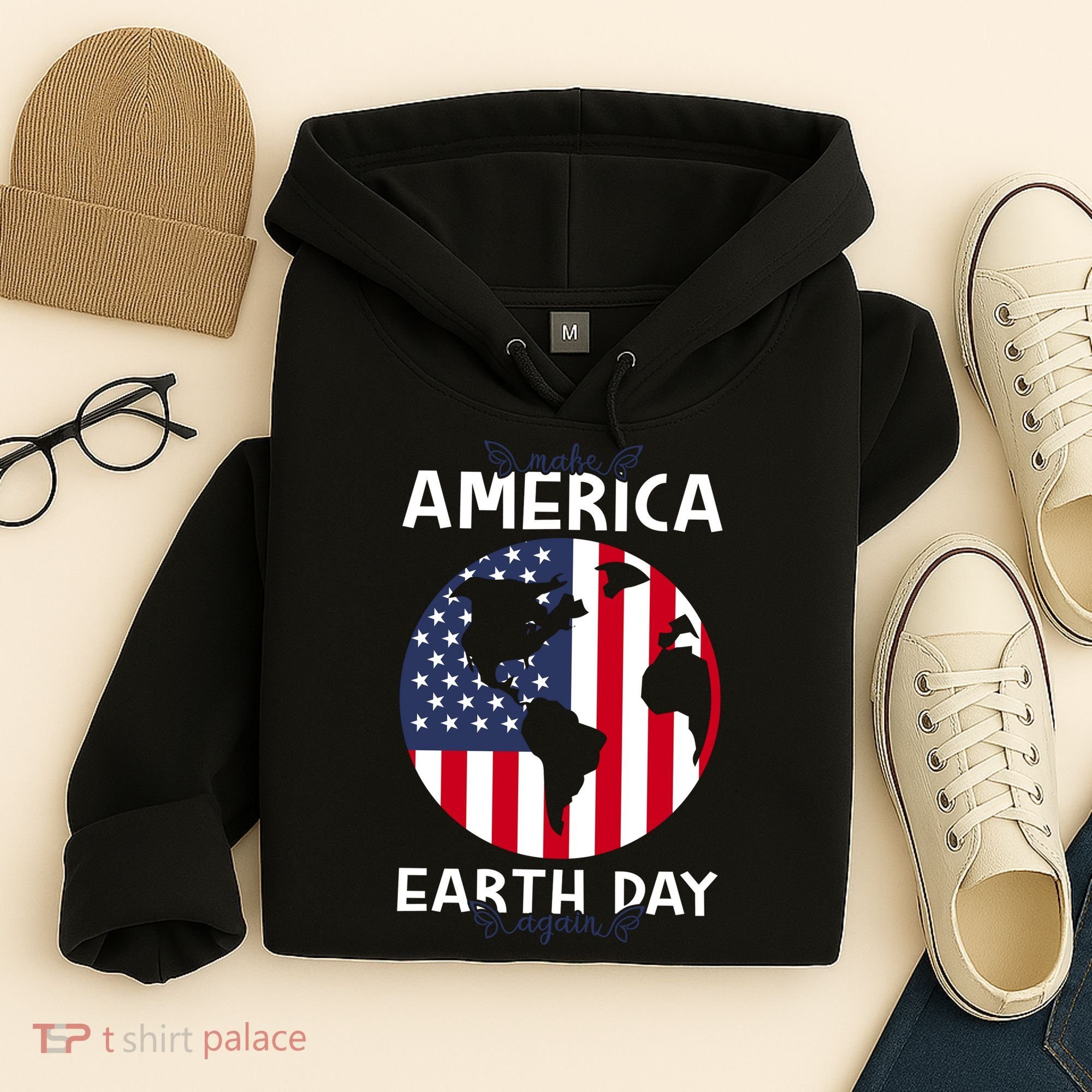America Earth Day Hoodie